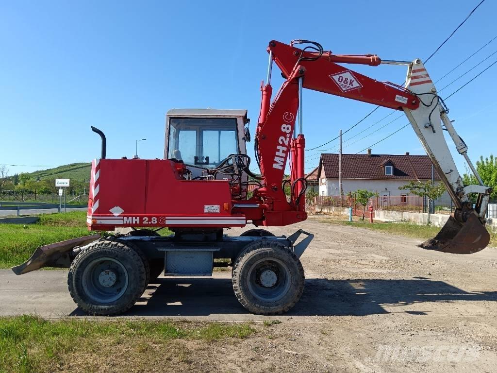 O&K MH2,8C Kolesové rýpadlá