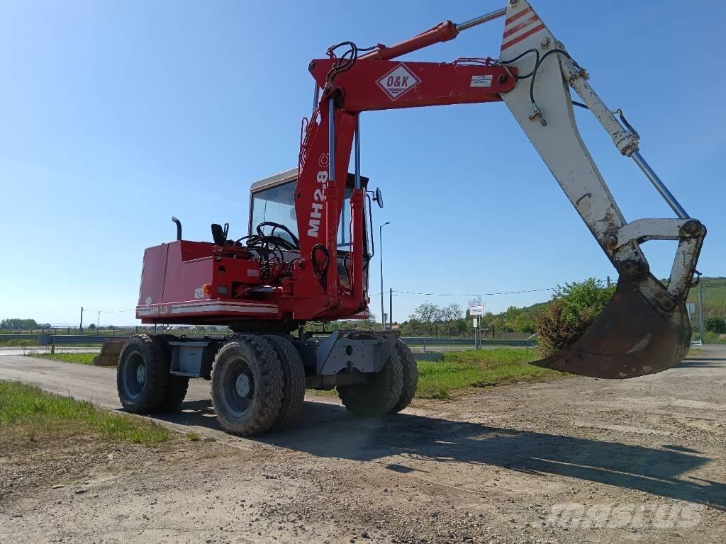 O&K MH2,8C Kolesové rýpadlá