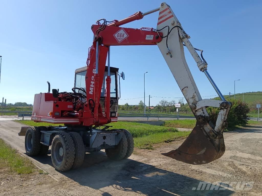 O&K MH2,8C Kolesové rýpadlá
