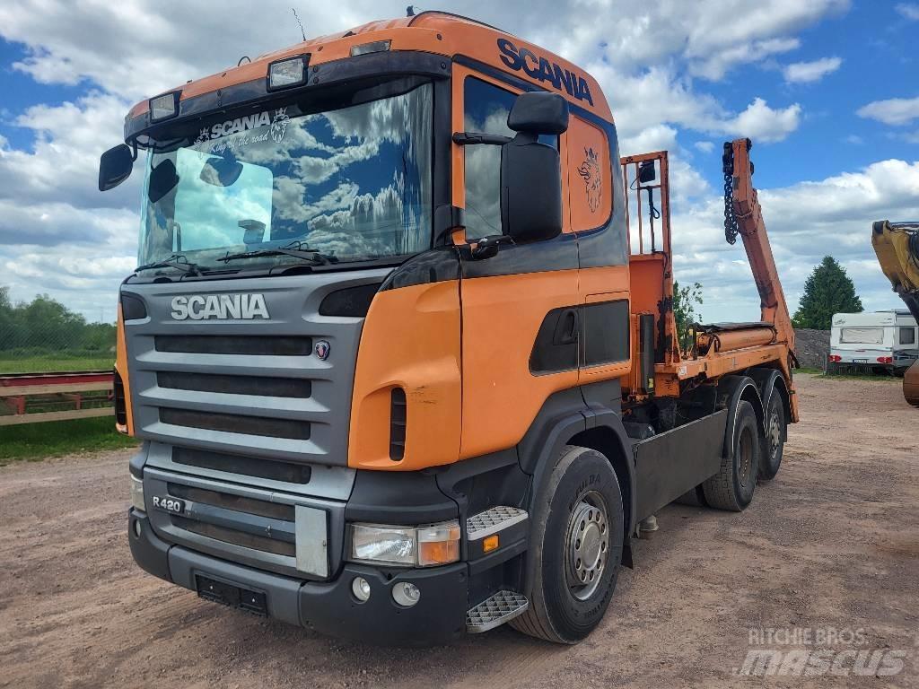 Scania R420LB 6x2 Skladové kontajnery