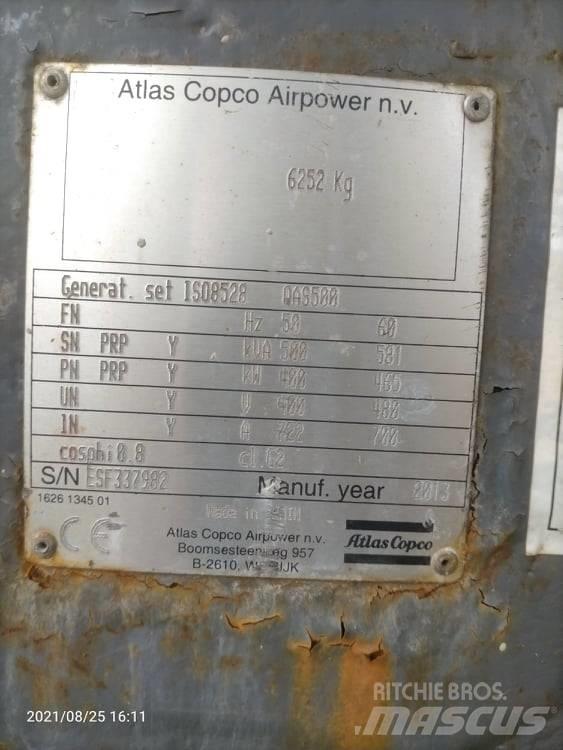 Atlas Copco QAS 500 Naftové generátory