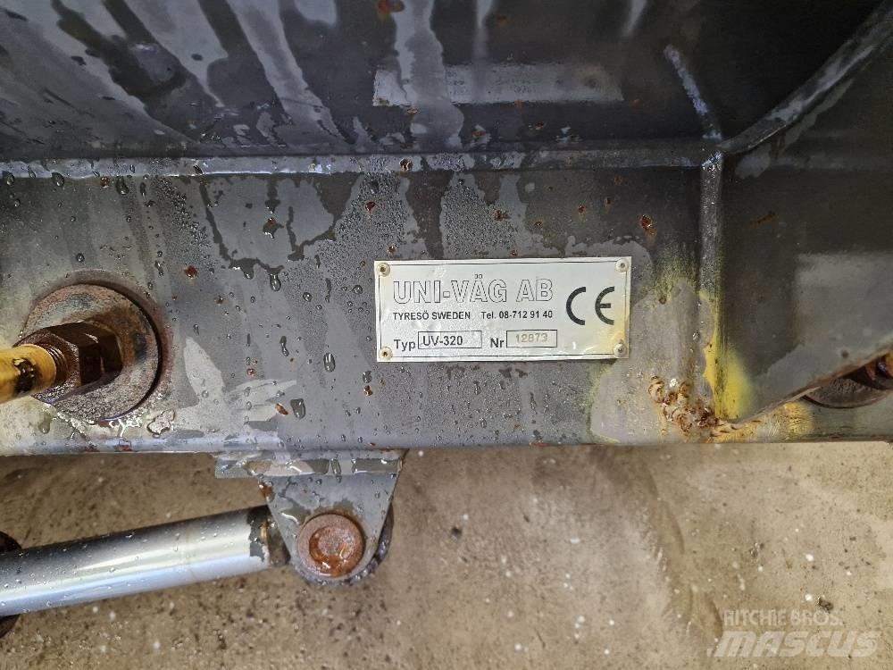 Uni-väg UV-320 StBM Snežné pluhy, predné snežné radlice