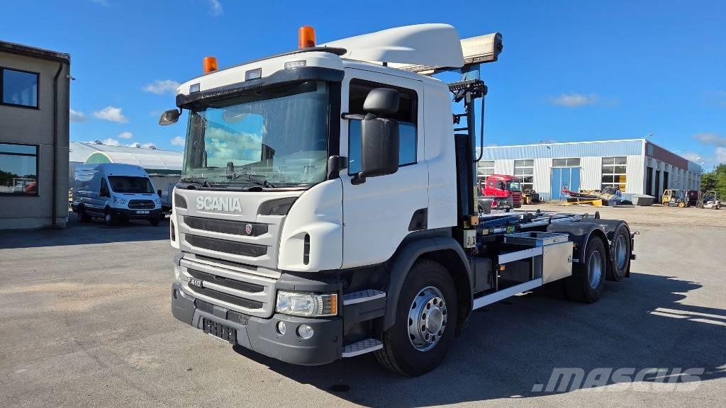 Scania P410 6X2 Hákový nosič kontajnerov