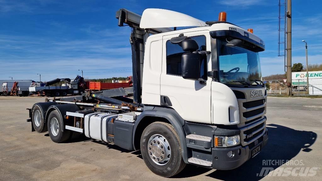 Scania P410 6X2 Hákový nosič kontajnerov