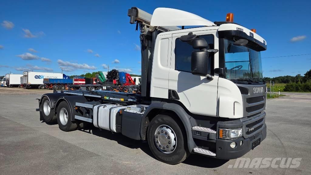 Scania P410 6X2 Hákový nosič kontajnerov