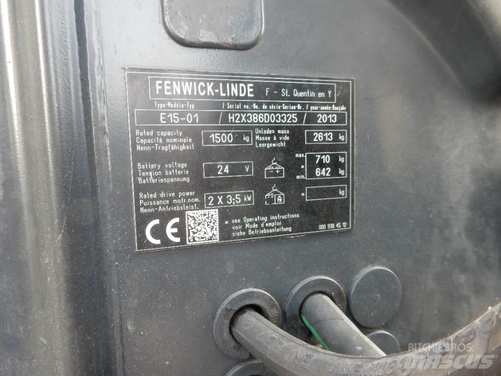 Linde E 15 Akumulátorové vozíky