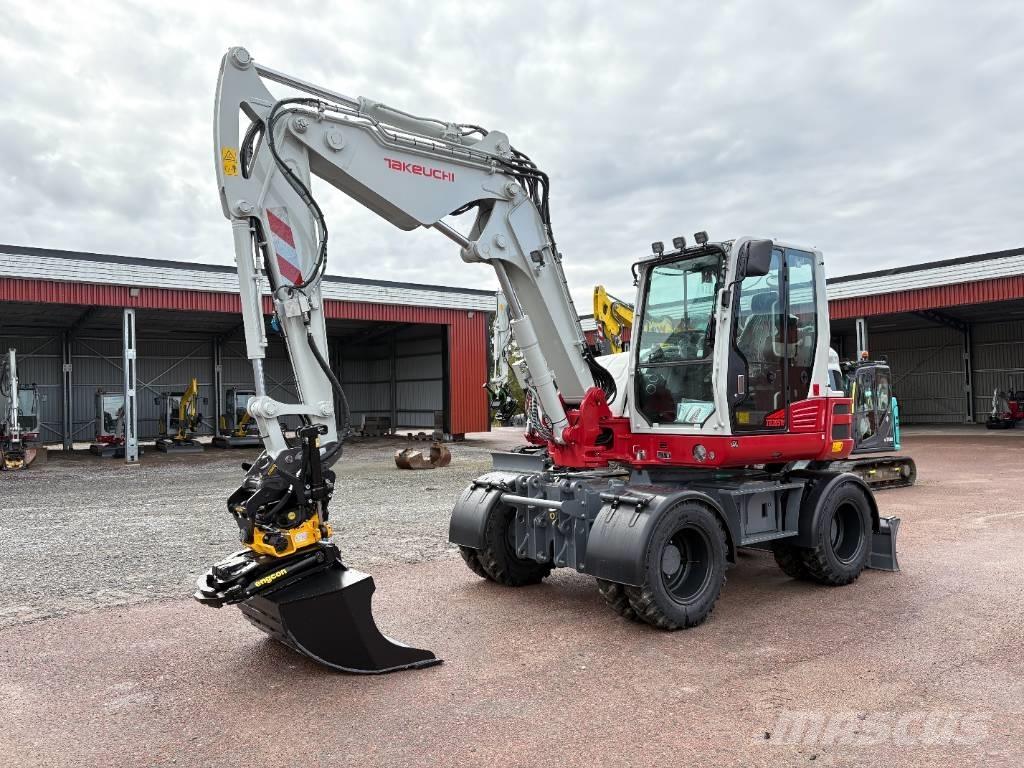 Takeuchi TB395W Kolesové rýpadlá