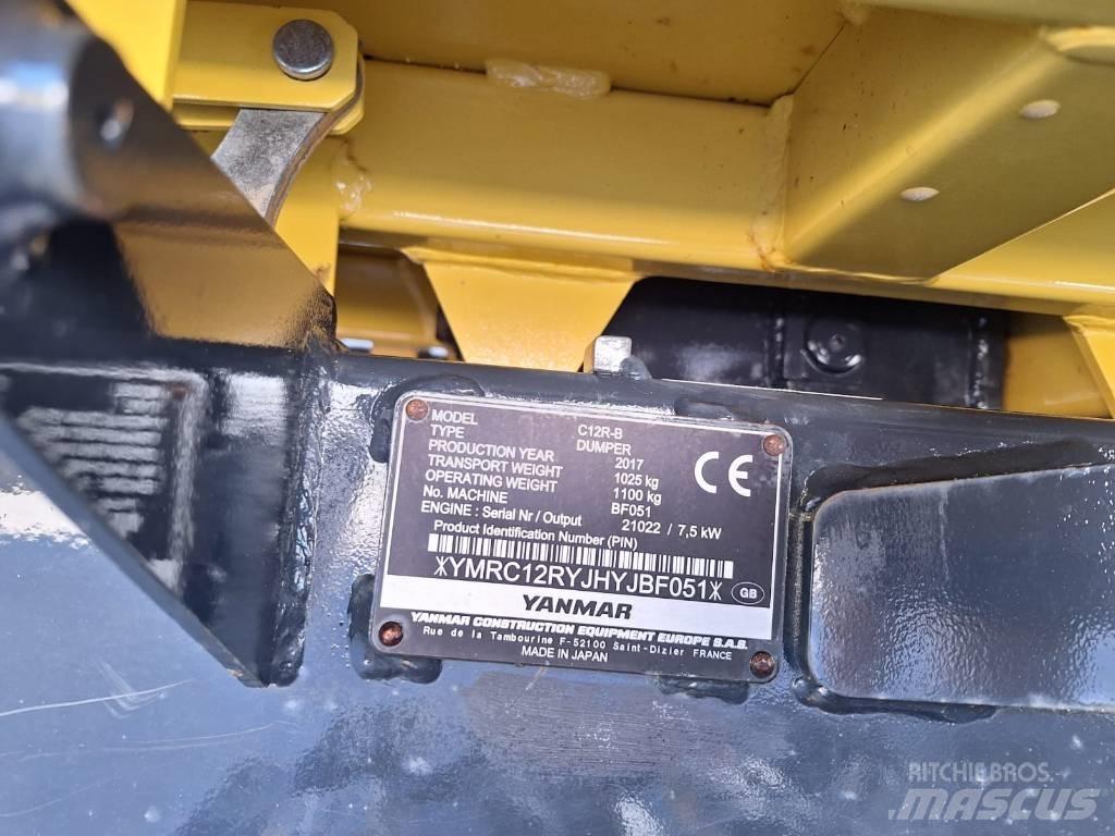 Yanmar C 12 R-B Pásové sklápače