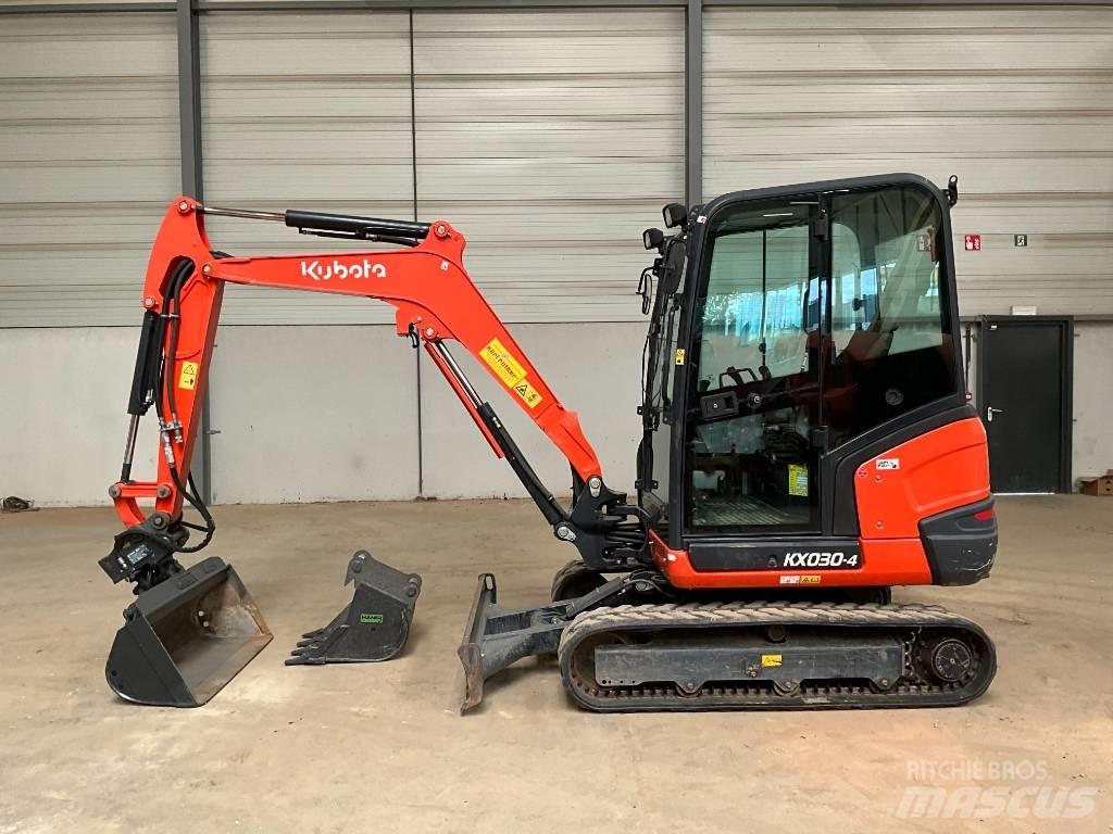 Kubota KX 030-4 Mini rýpadlá < 7t
