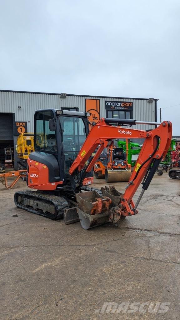 Kubota U 27-4 Mini rýpadlá < 7t
