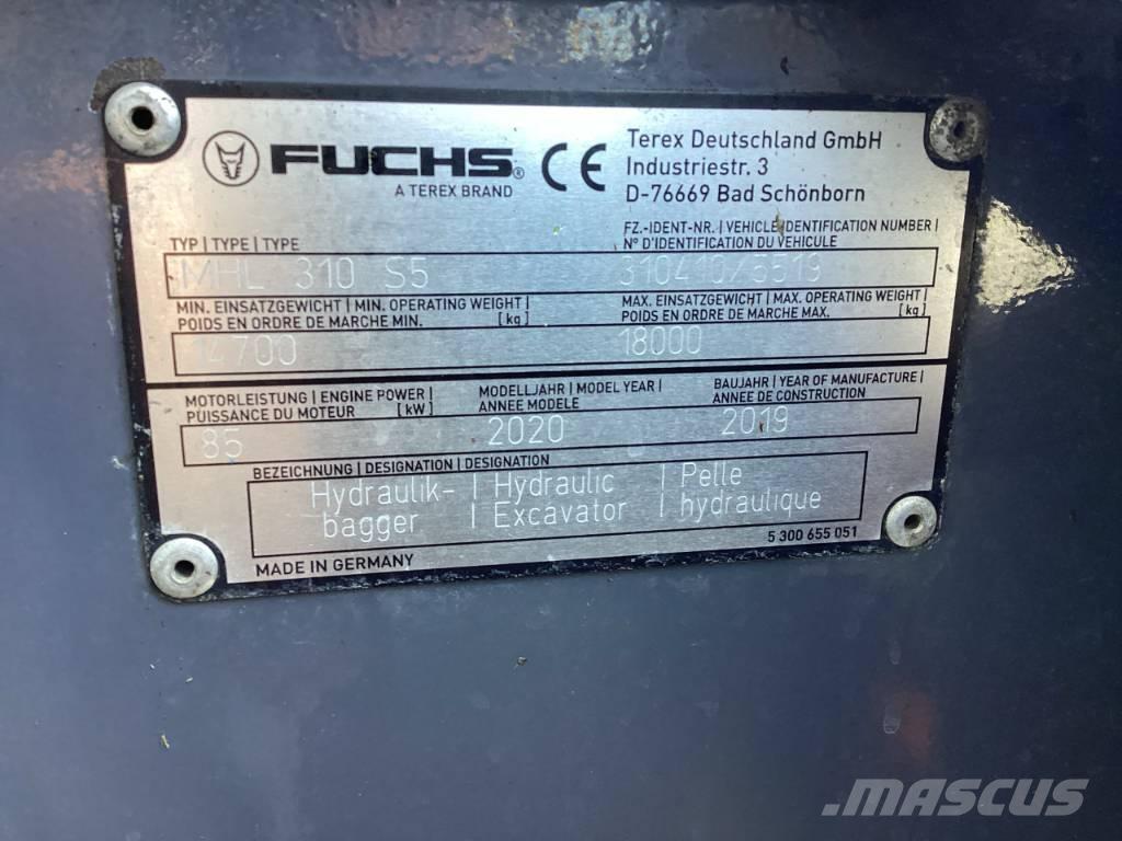 Fuchs MHL 310 S5 Stroje pre manipuláciu s odpadom