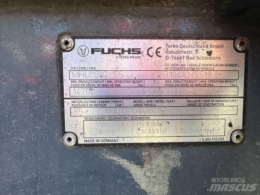 Fuchs MHL 310 S5 Stroje pre manipuláciu s odpadom