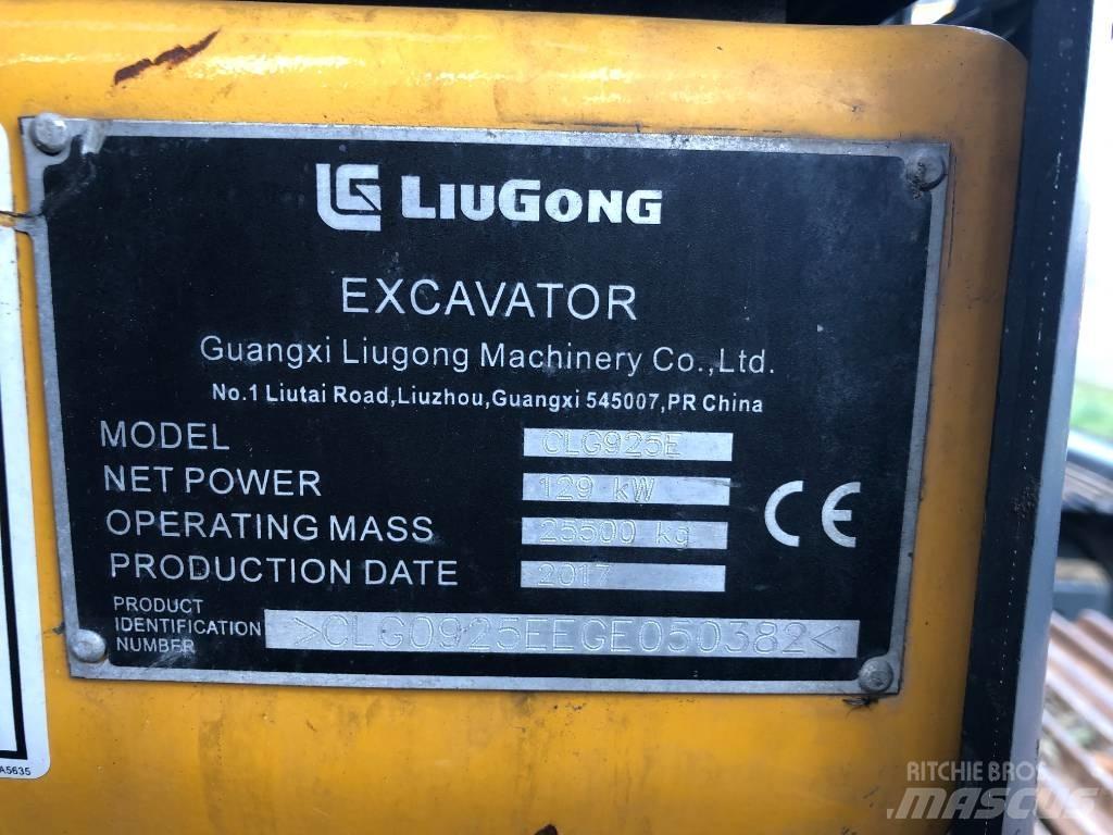 LiuGong 925E Pásové rýpadlá