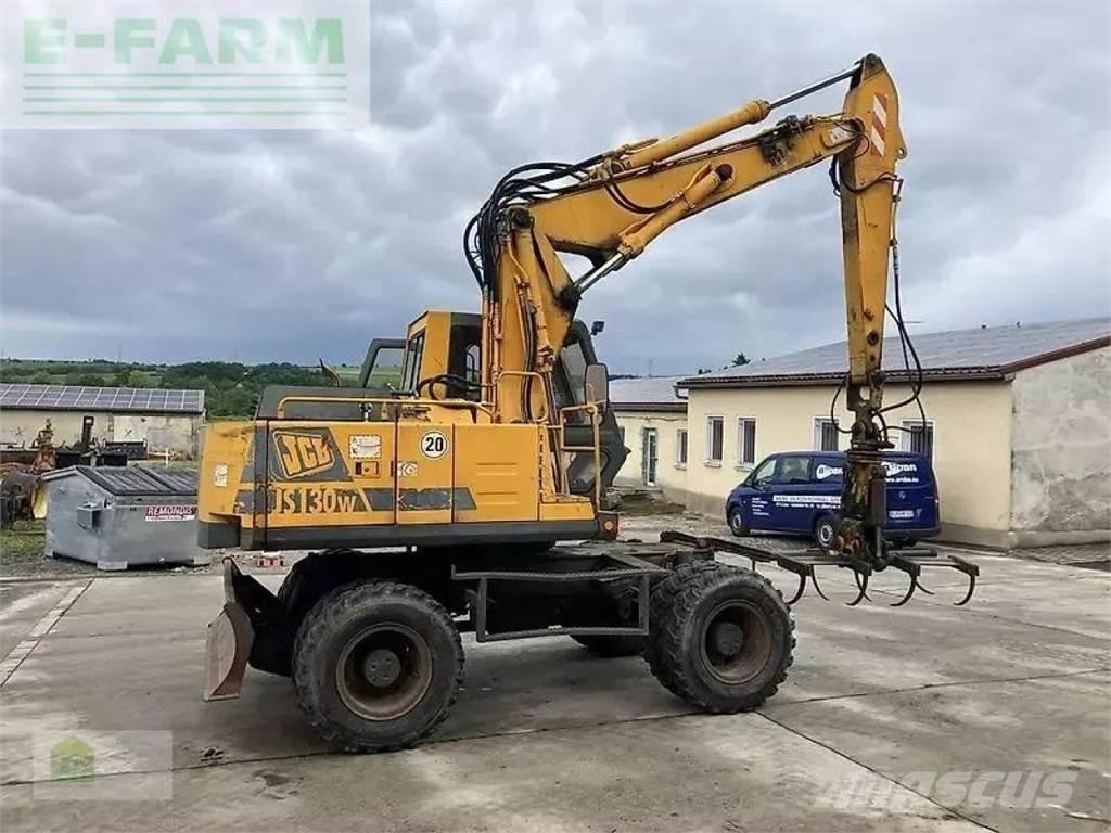 JCB js 130 w Kolesové rýpadlá