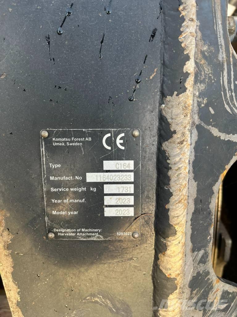 Komatsu C 164 Žatevné hlavy