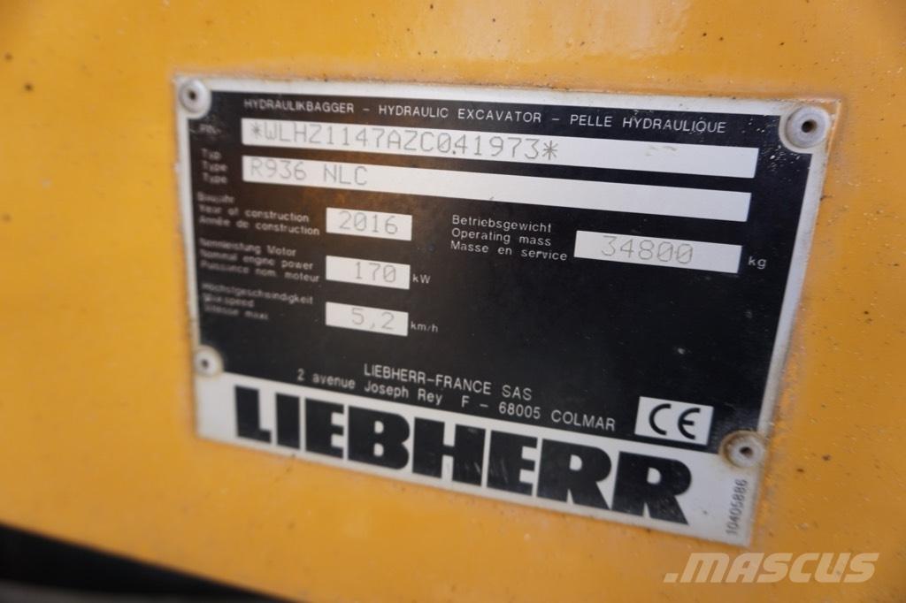 Liebherr R 936 N LC Pásové rýpadlá
