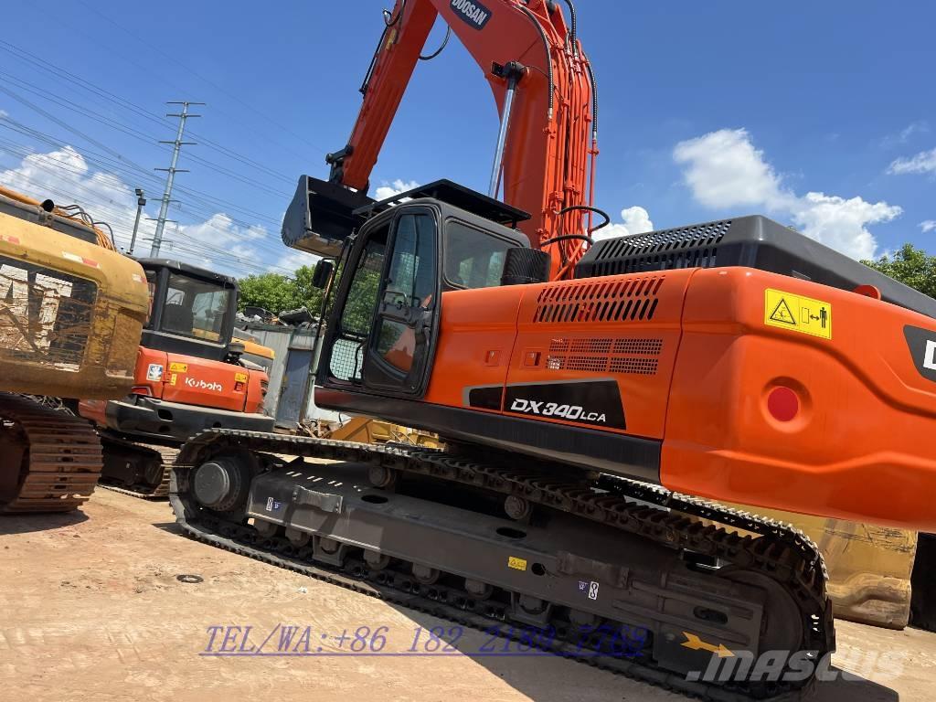 Doosan DX340 Pásové rýpadlá