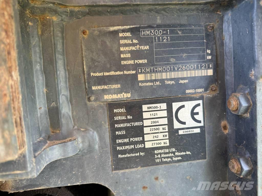 Komatsu HM300-1 Kĺbové nákladné autá