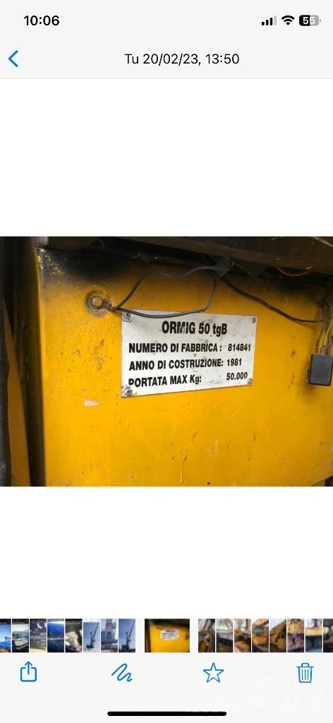 Ormig 50 ton Ostatná zdvíhacia technika