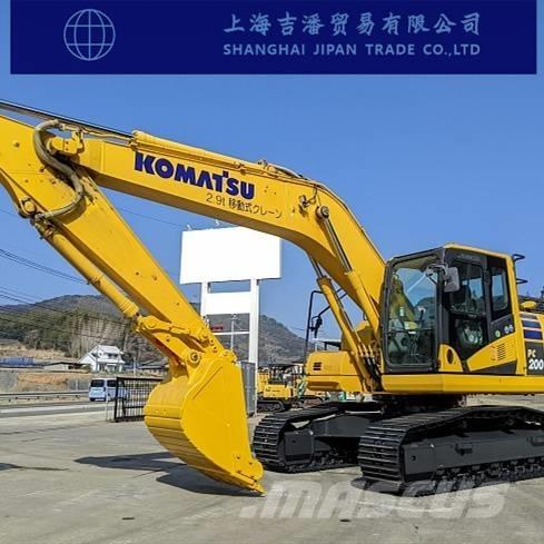 Komatsu PC 200 Pásové rýpadlá