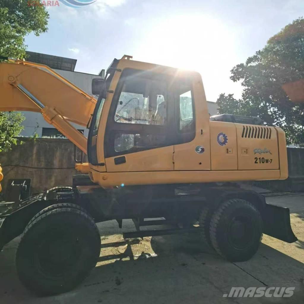 Hyundai r210w-7 Kolesové rýpadlá