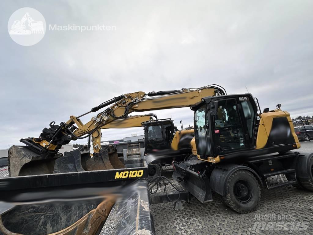 CAT M 315 Kolesové rýpadlá
