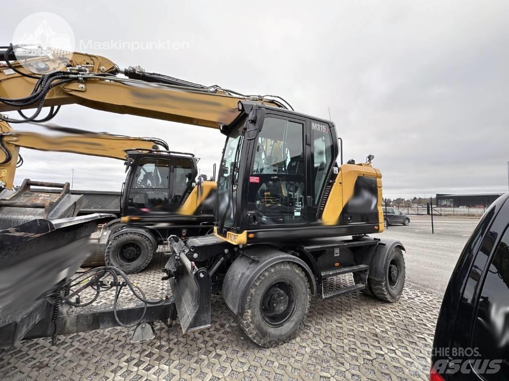 CAT M 315 Kolesové rýpadlá