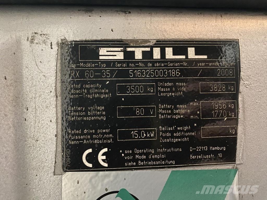 Still RX60-35 Akumulátorové vozíky