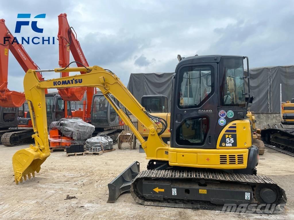 Komatsu PC 55MR Pásové rýpadlá