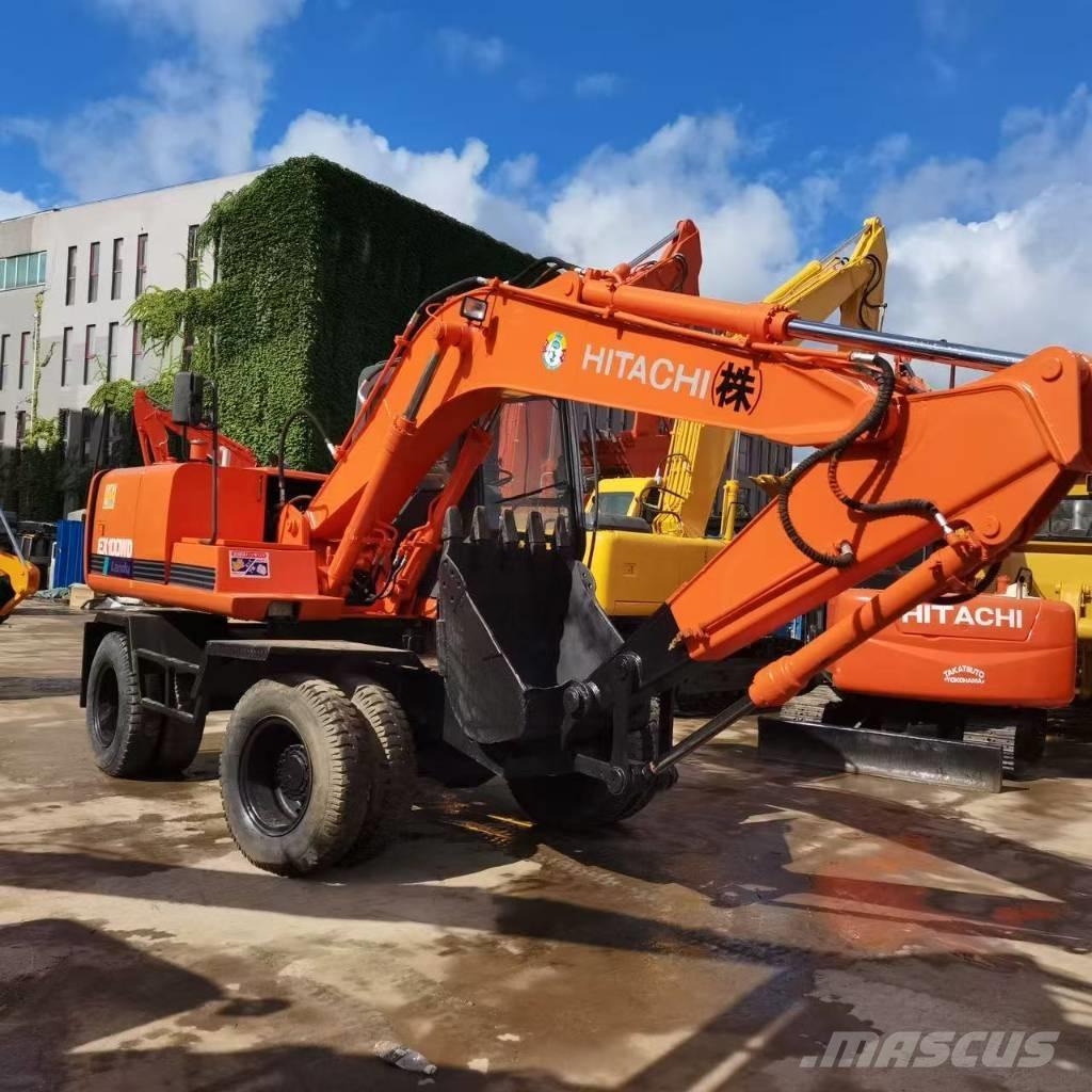 Hitachi EX 100 W D Kolesové rýpadlá