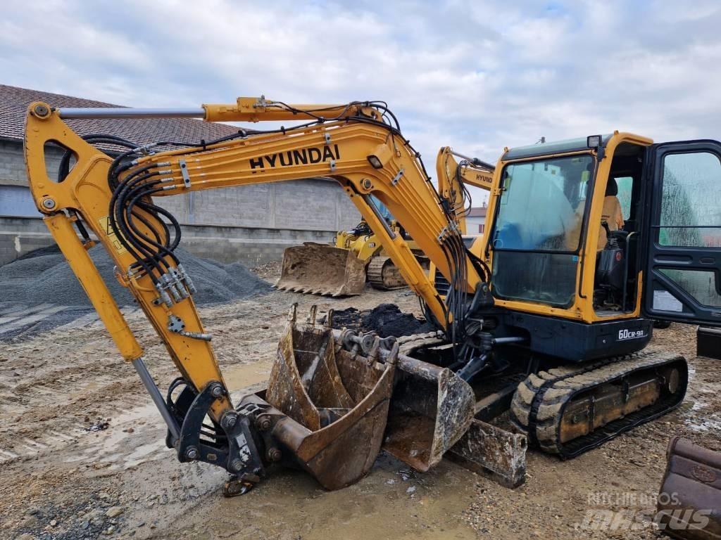 Hyundai R60CR-9A Mini rýpadlá < 7t