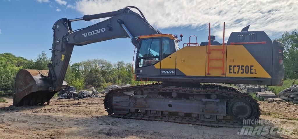 Volvo EC 750 E Pásové rýpadlá