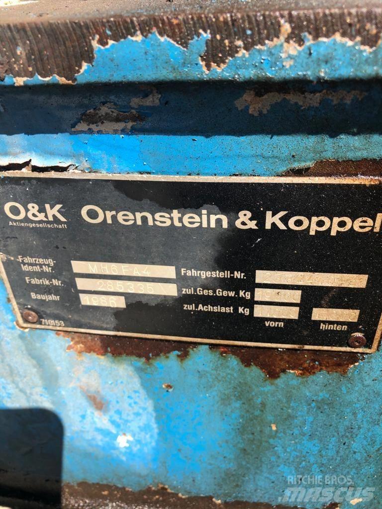 O&K MH6 FA4 Kolesové rýpadlá