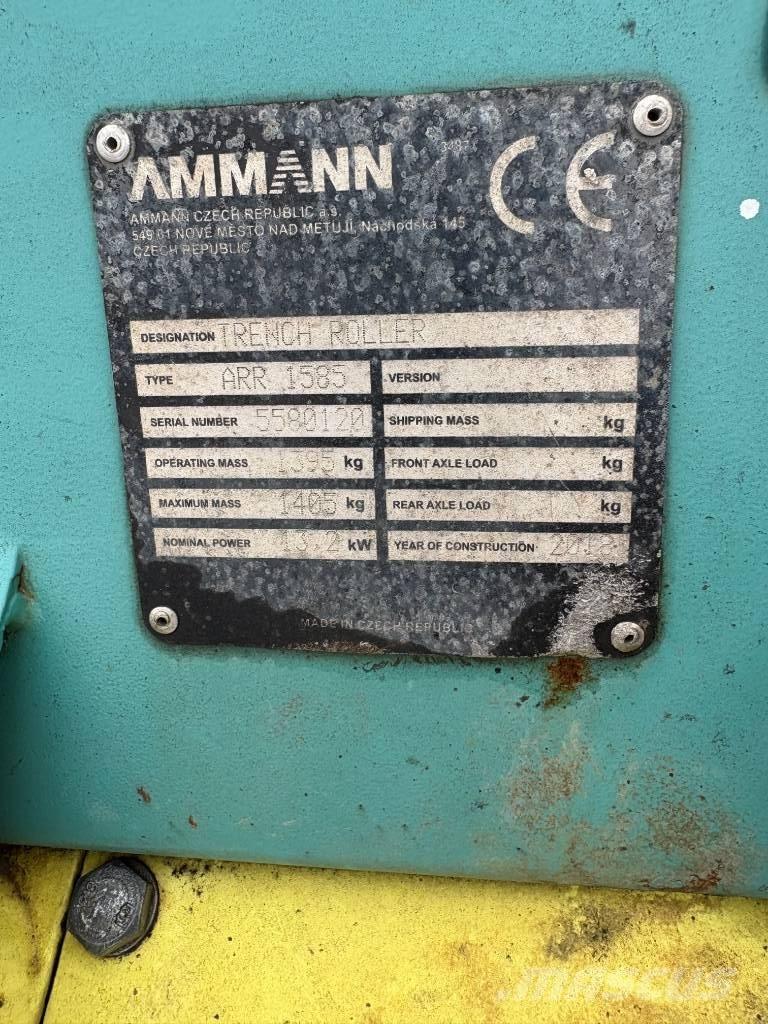 Ammann ARR 1585 Ďalšie valce