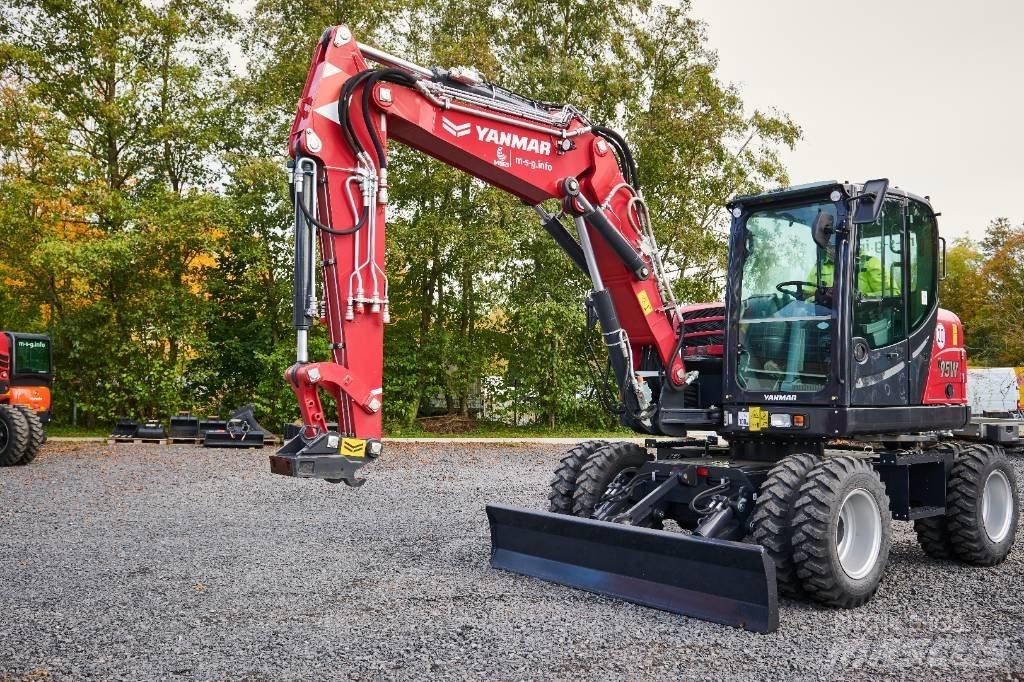 Yanmar B95W Kolesové rýpadlá