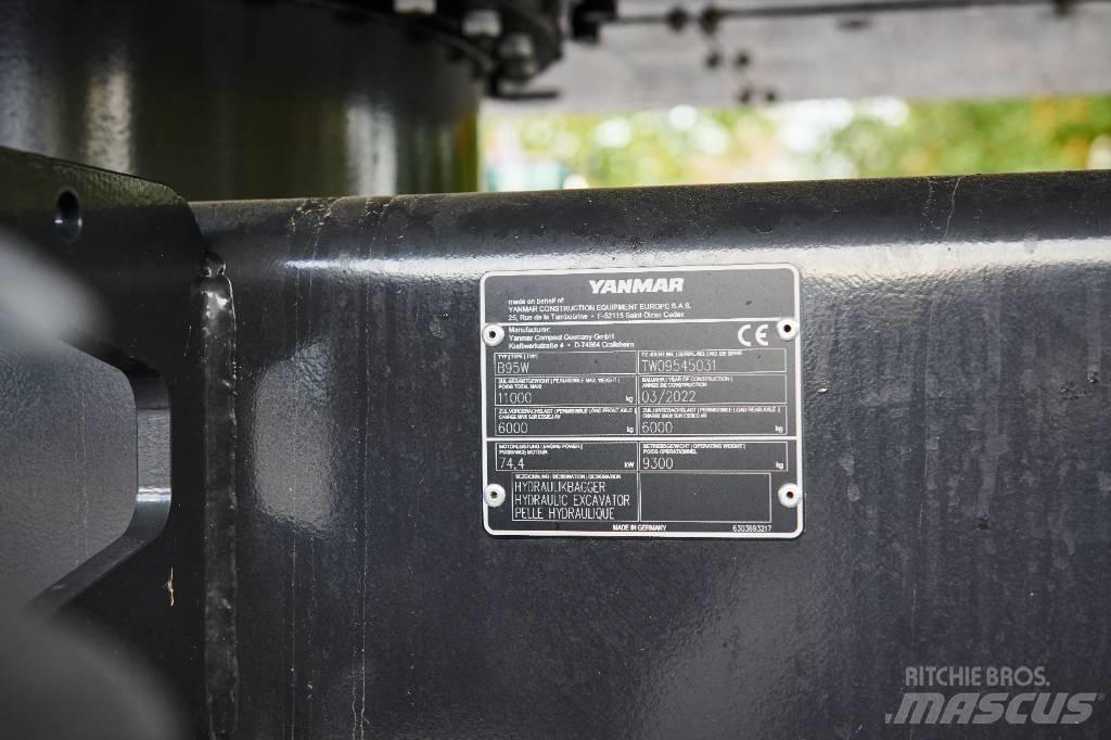 Yanmar B95W Kolesové rýpadlá