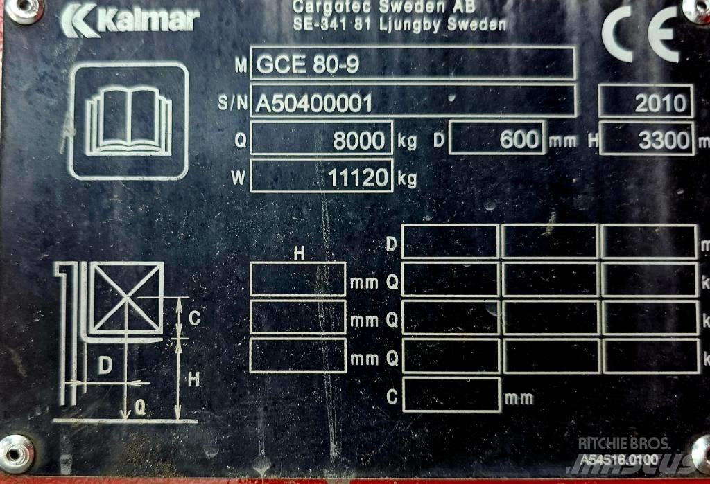 Kalmar GCE 80-9 LPG vozíky