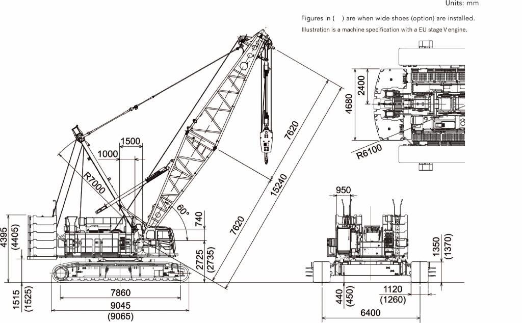 sumitomo SCX2800A-3 Pásové žeriavy