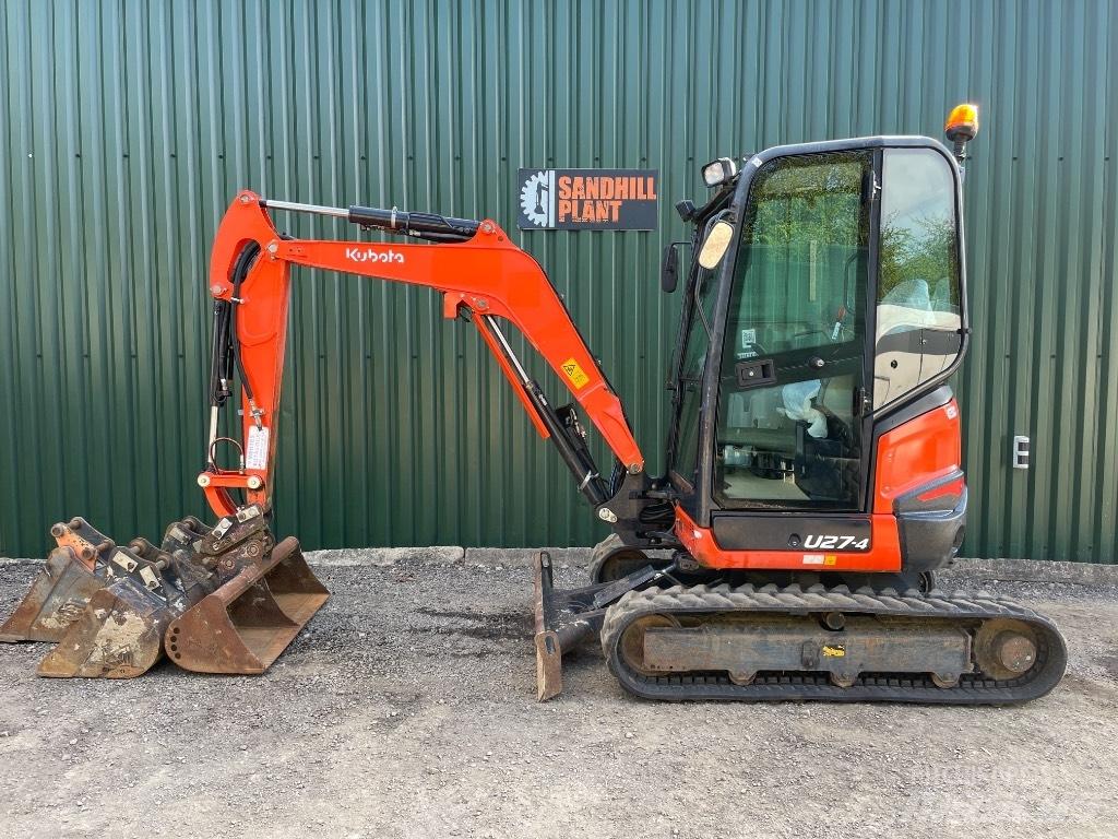 Kubota U 27-4 Mini rýpadlá < 7t