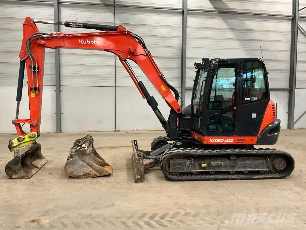 Kubota KX 080-4 A 2 Midi rýpadlá 7 t - 12 t