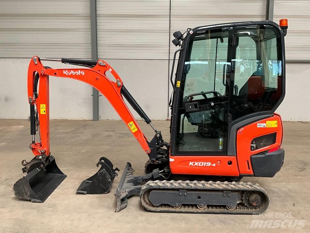 Kubota KX 019-4 Mini rýpadlá < 7t