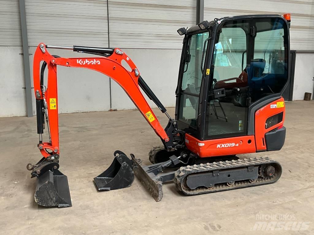 Kubota KX 019-4 Mini rýpadlá < 7t