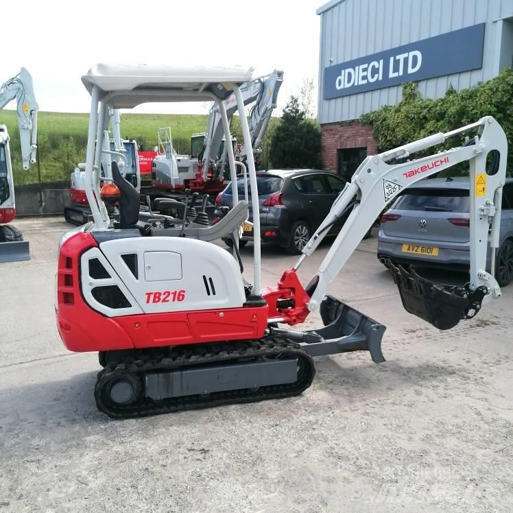 Takeuchi TB216 Mini rýpadlá < 7t