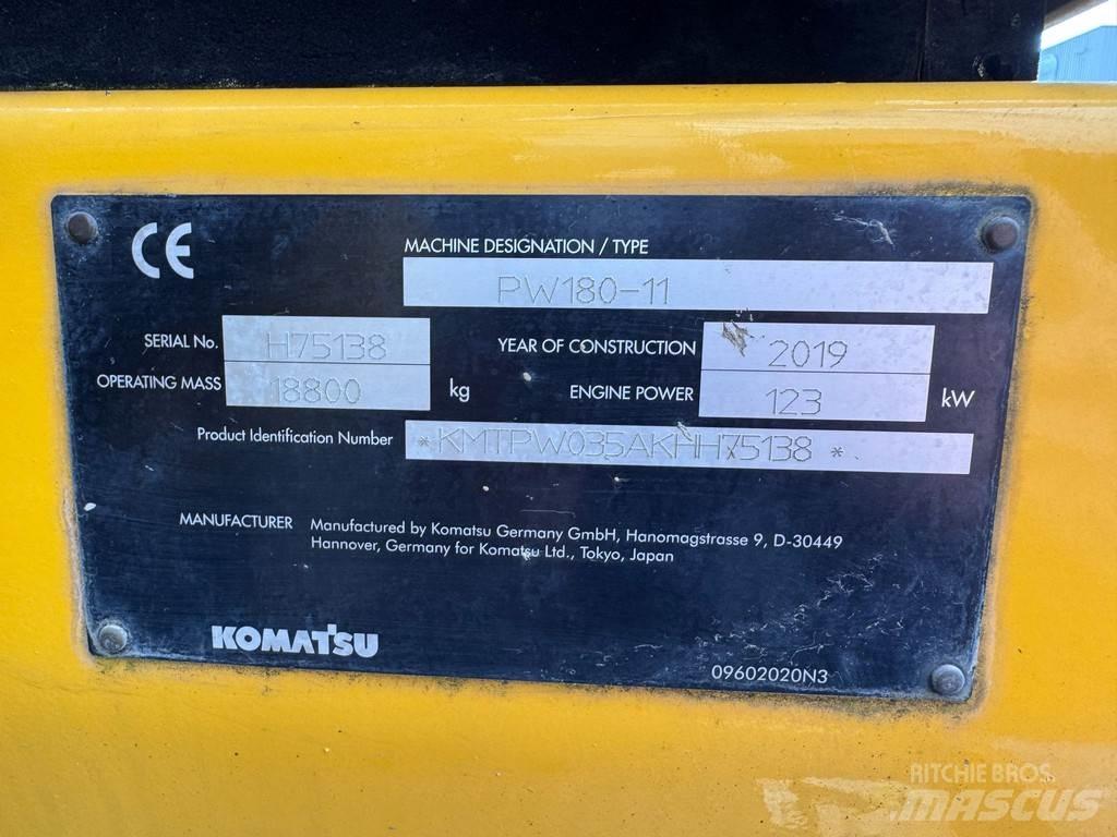 Komatsu PW180-11 Kolesové rýpadlá