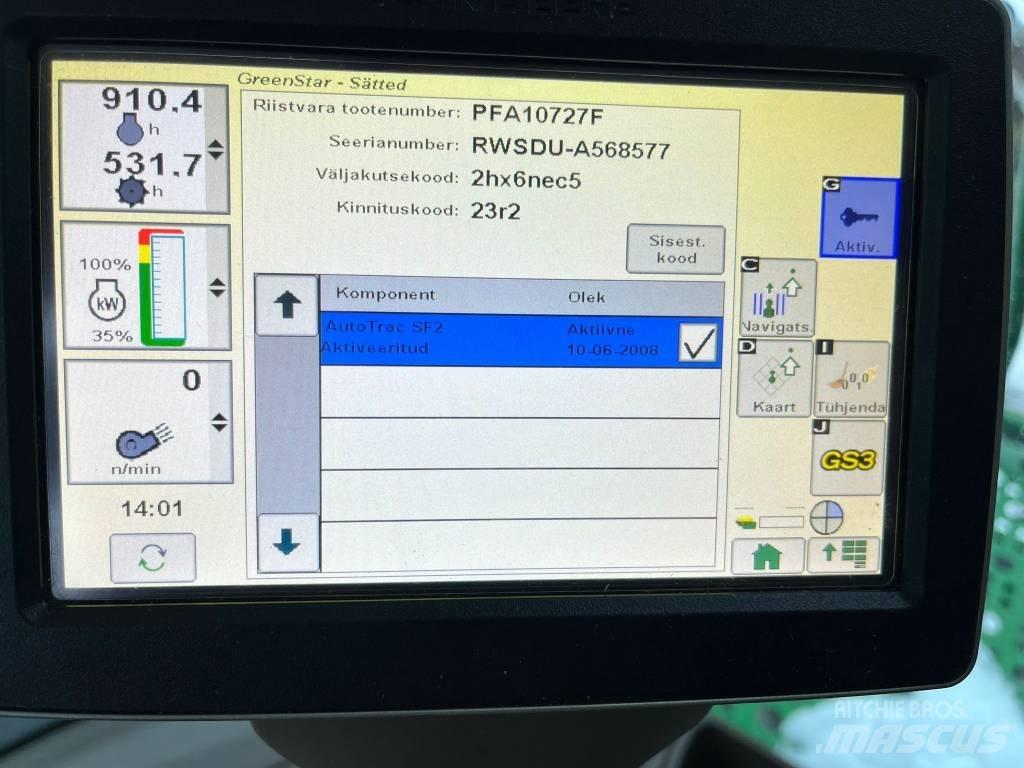 John Deere T 660 Kombinované zberacie stroje