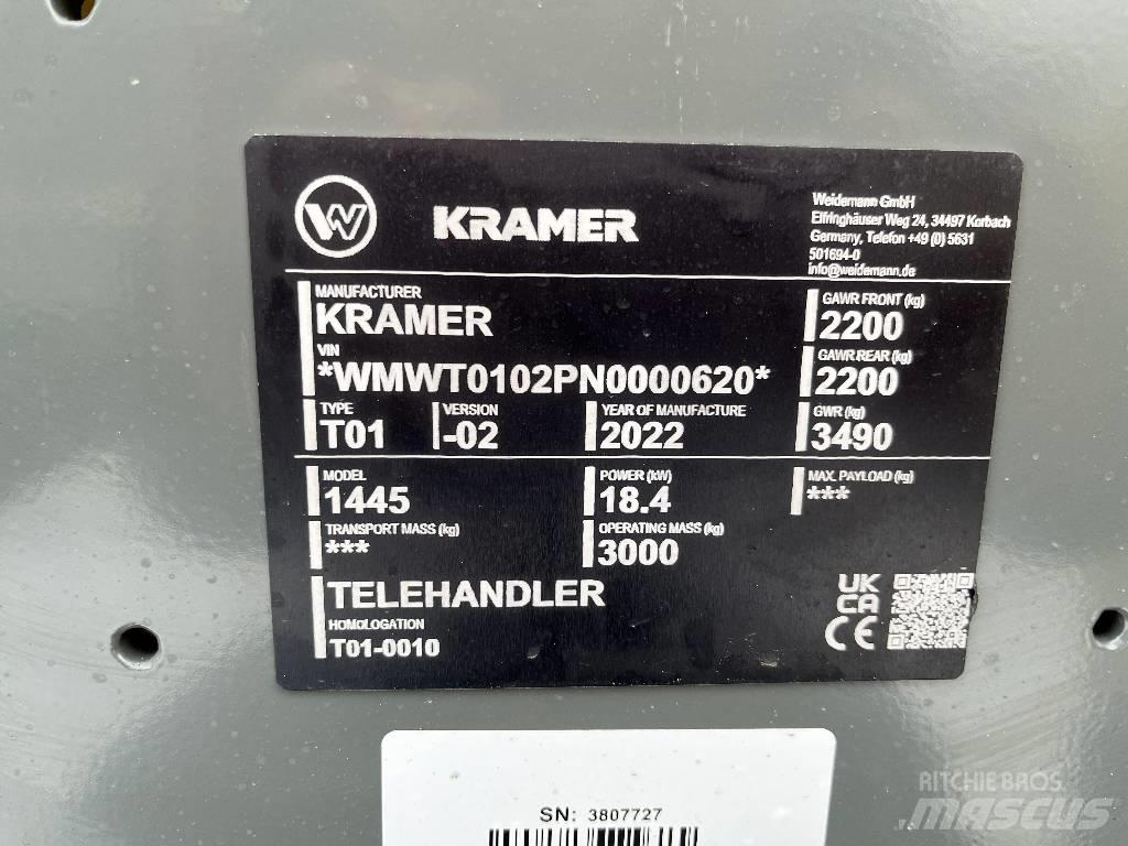 Kramer 1445 Teleskopické kolesové nakladače