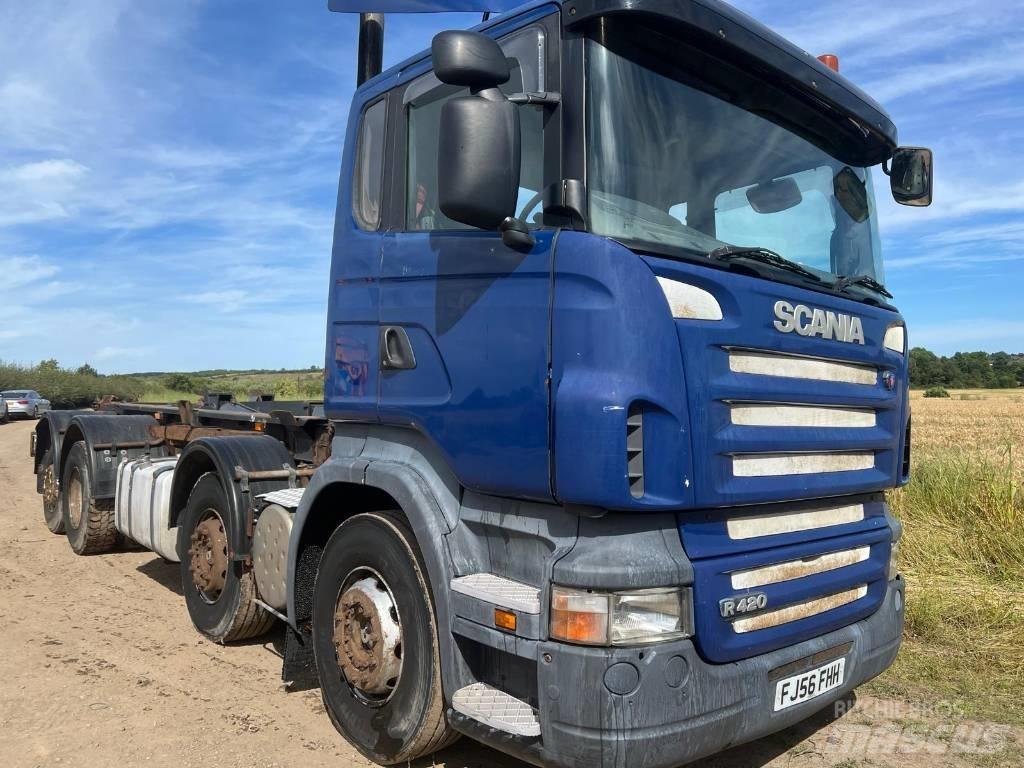 Scania R420 Hákový nosič kontajnerov