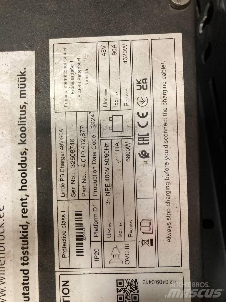Linde R14/1120 Retraky
