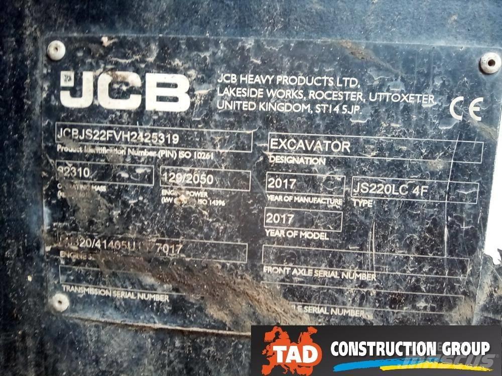 JCB JS 220 LC Pásové rýpadlá