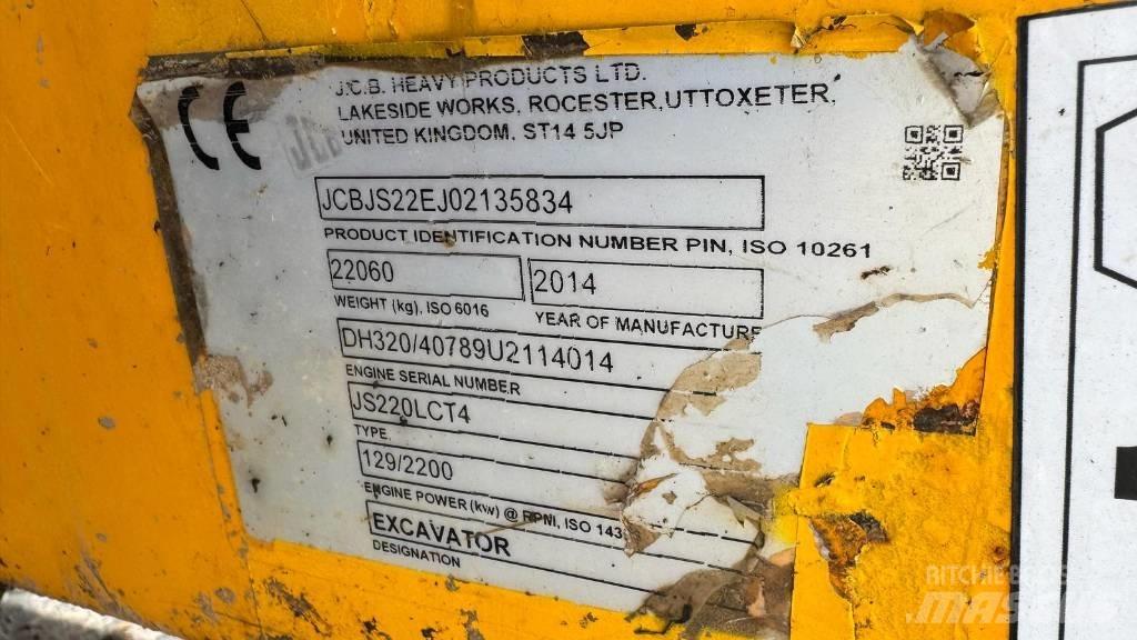 JCB JS 220 LC Pásové rýpadlá